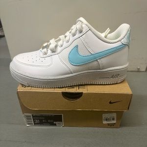Nike Air force 1 crater NN GS size 3.5 color blue white